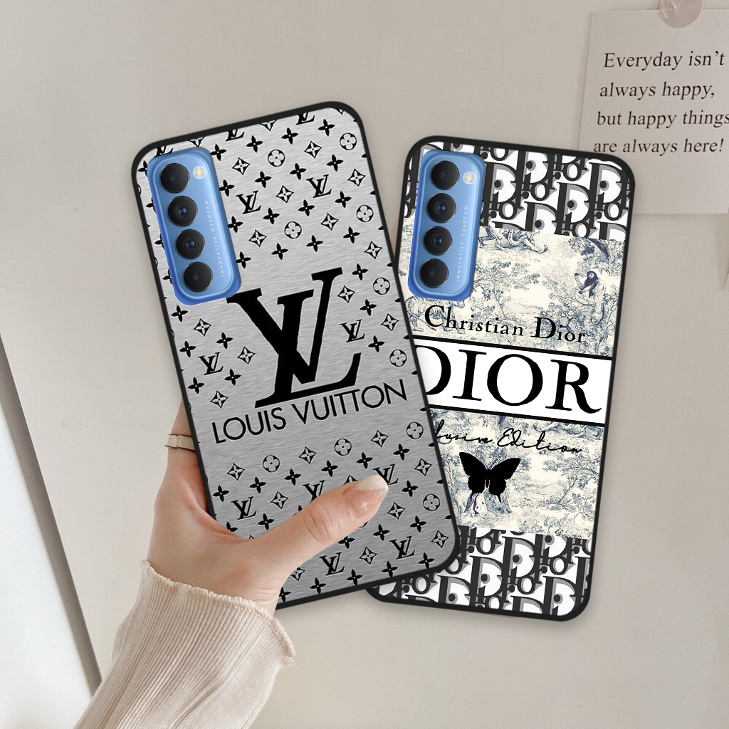 Ốp lưng Oppo Reno4 / Reno 4 Pro / Reno 4 in hình họa tiết thương hiệu thời trang