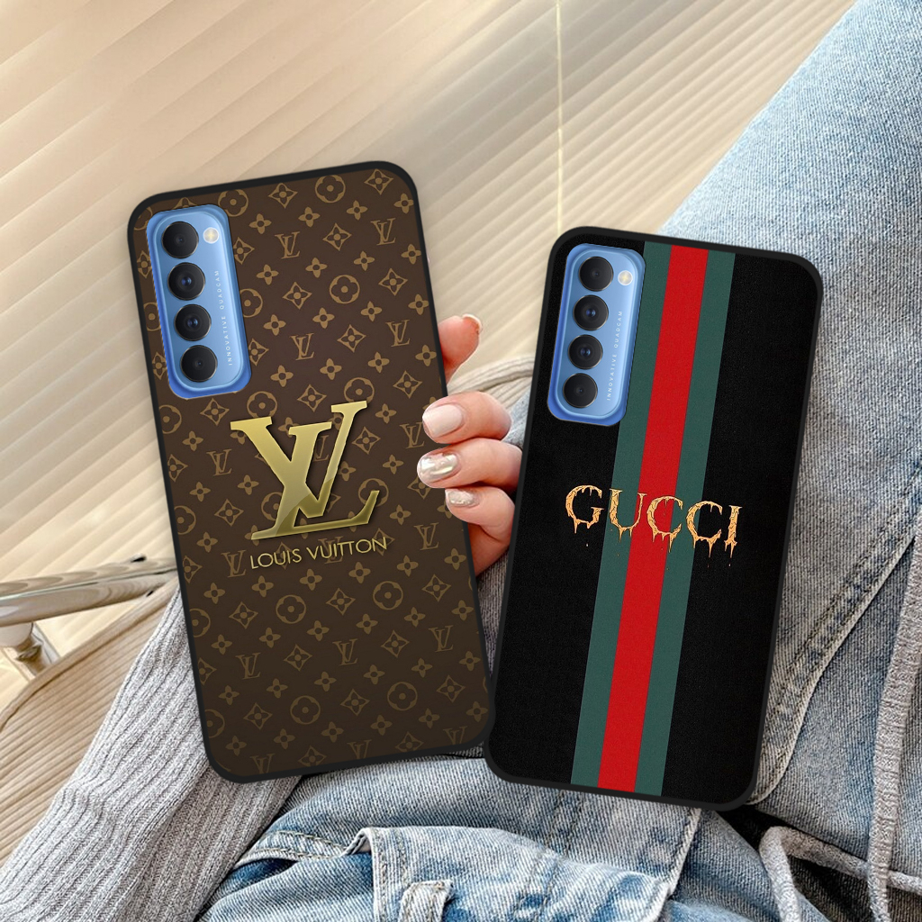 Ốp lưng Oppo Reno4 / Reno 4 Pro / Reno 4 in hình họa tiết thương hiệu thời trang