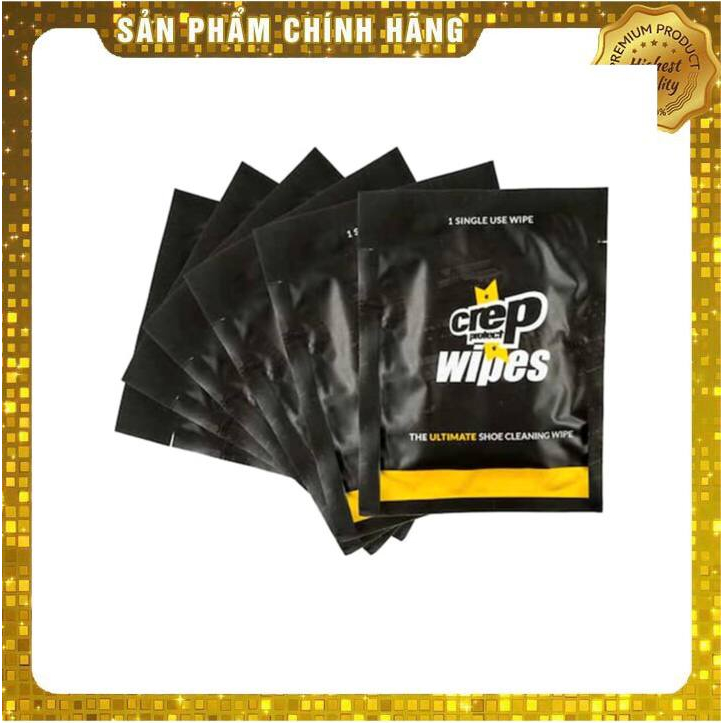 Combo 6 Khăn Ướt Vệ Sinh Khẩn Cấp Cho Giày Crep Protect Wipes