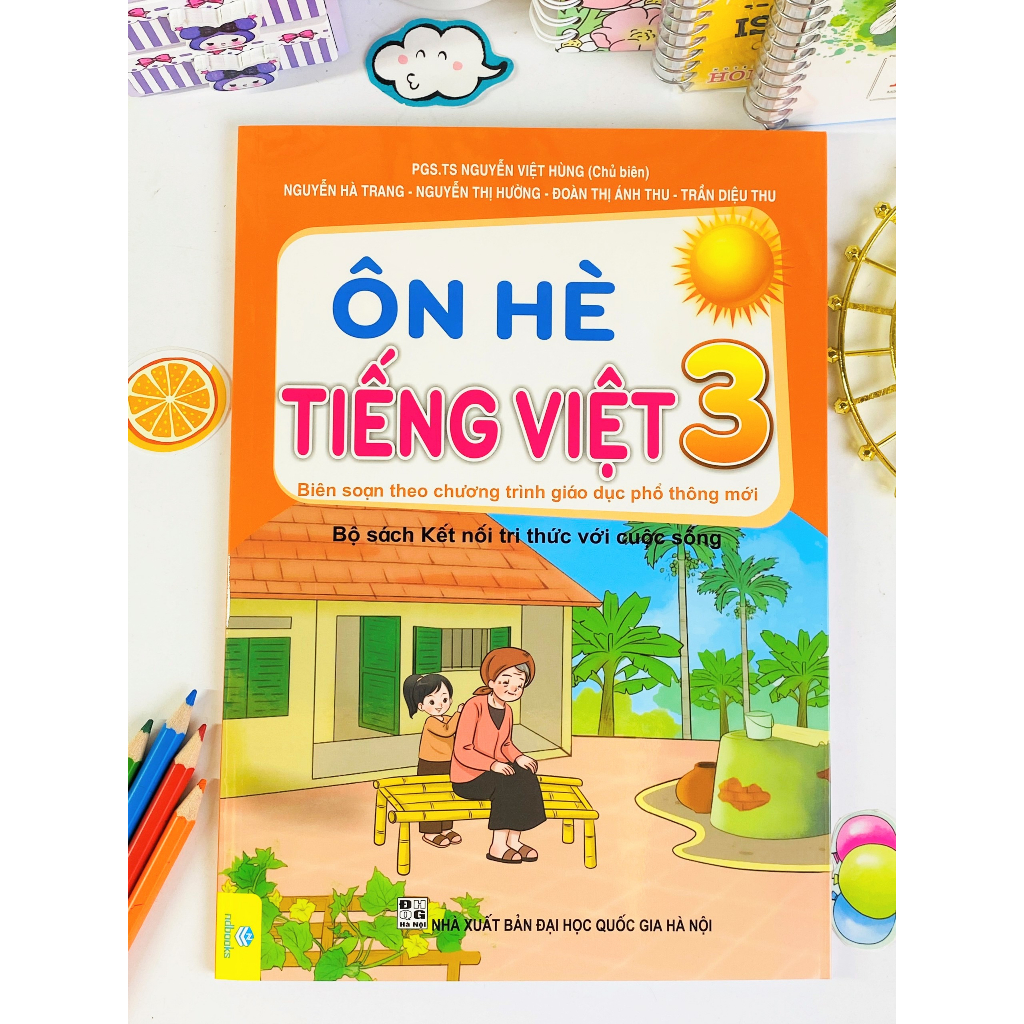 Sách - Bộ 2 cuốn Ôn Hè Toán + Tiếng Việt Lớp 3 Kết Nối - ndbooks