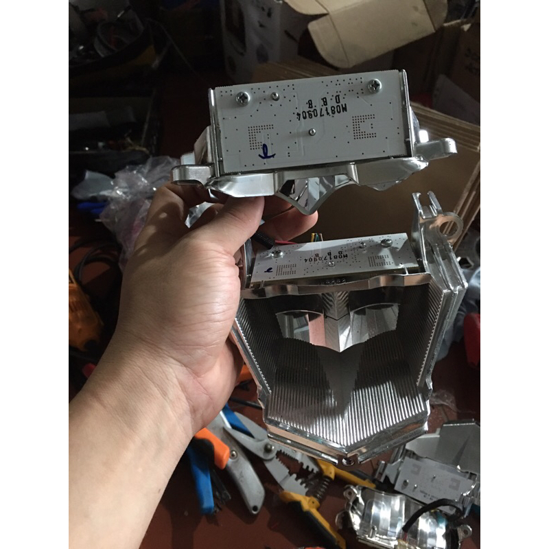 Mạch led pha và choá phản xạ winner v1