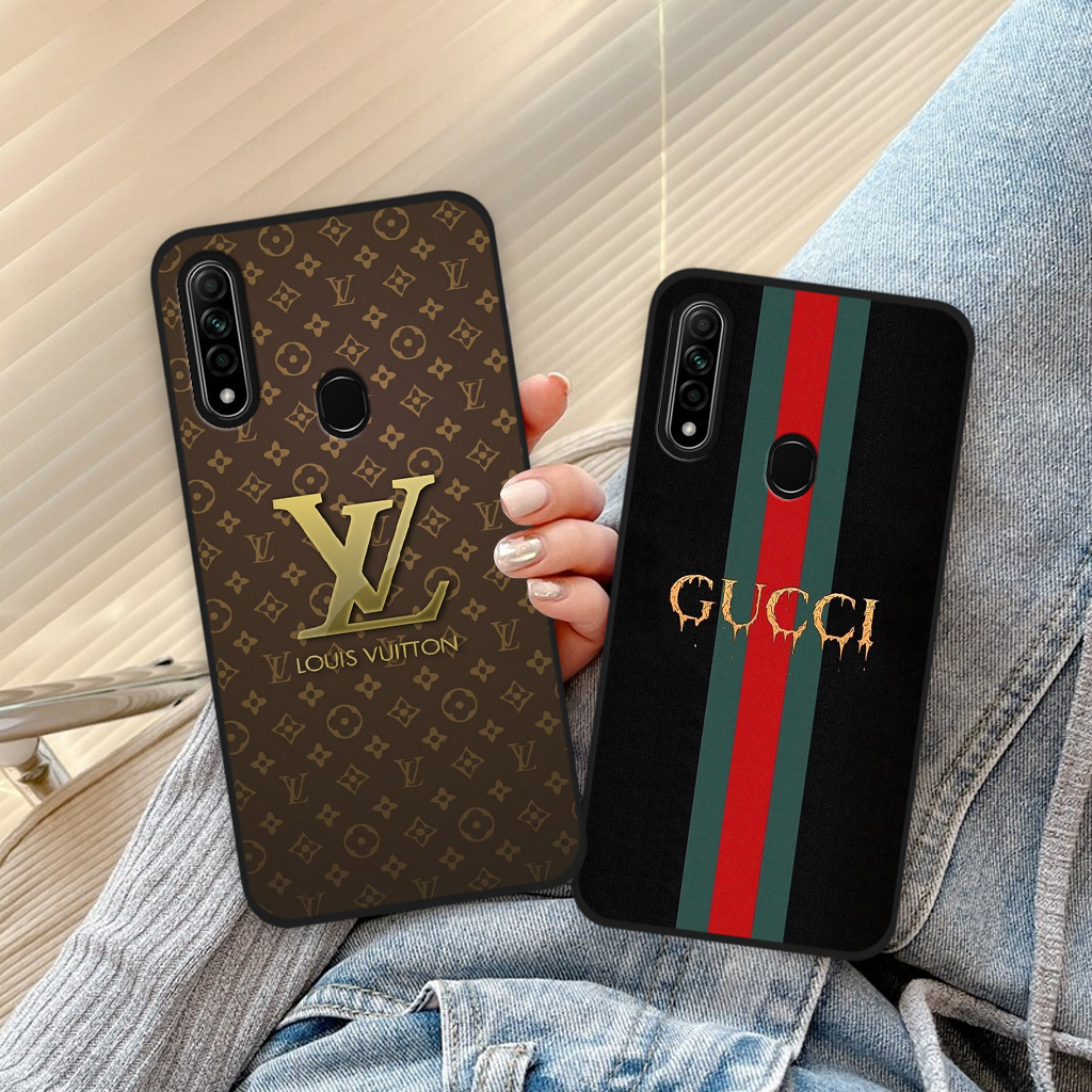 Ốp lưng Oppo A31 in hình họa tiết thương hiệu thời trang