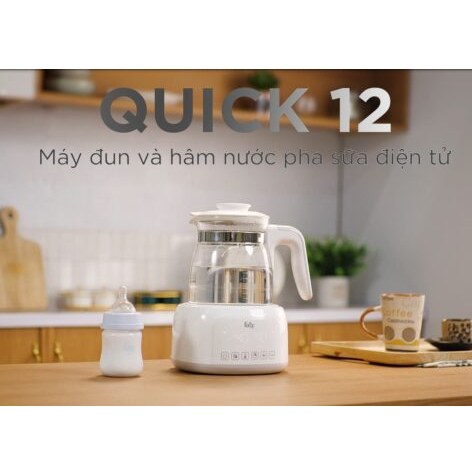Máy đun nước và hâm nước pha sữa điện tử Fatz.baby QUICK 12 - Bảo hành 1 năm