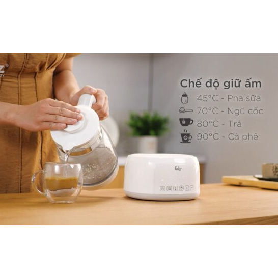 Máy đun nước và hâm nước pha sữa điện tử Fatz.baby QUICK 12 - Bảo hành 1 năm