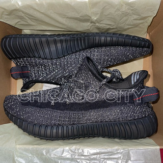 Giày Yeezy boost 350 v2 Black Static [ Best quality ]