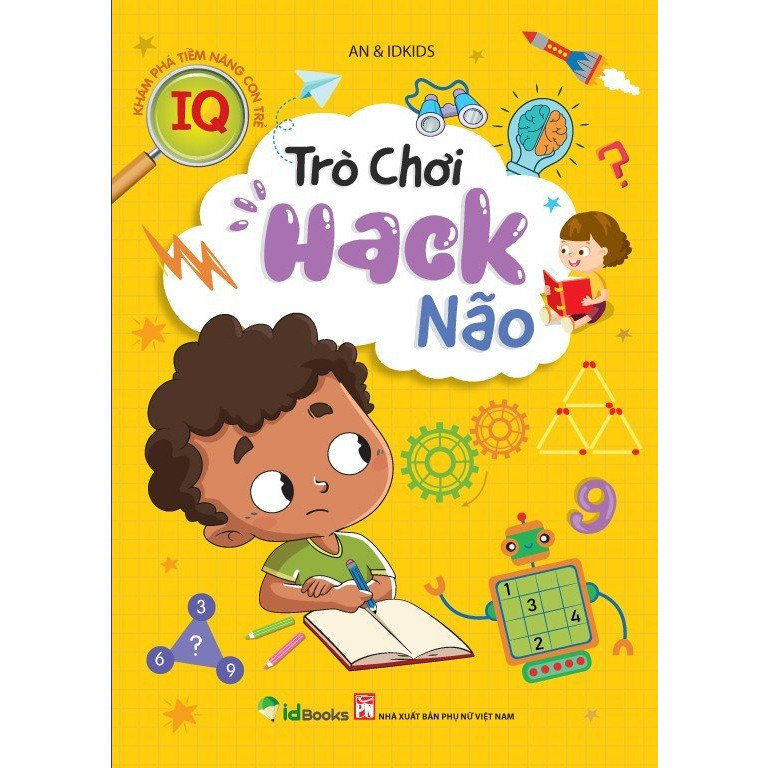 Sách - Khám phá tiềm năng con trẻ - Combo sách CÂU ĐỐ & TRÒ CHƠI HACK NÃO