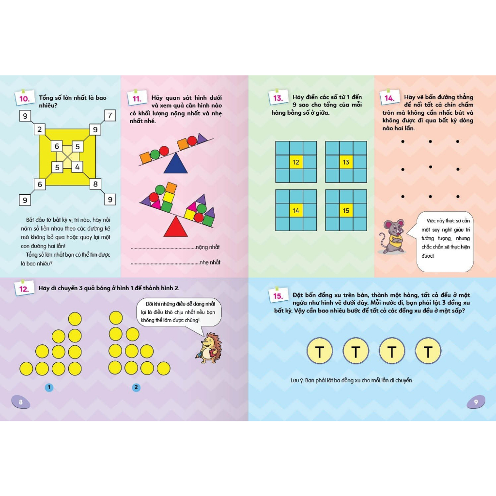 Sách - Khám phá tiềm năng con trẻ - Combo sách CÂU ĐỐ & TRÒ CHƠI HACK NÃO