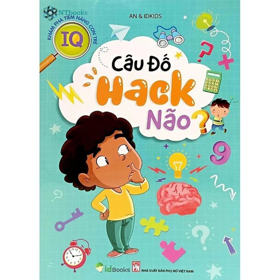 Sách - Khám phá tiềm năng con trẻ - Combo sách CÂU ĐỐ & TRÒ CHƠI HACK NÃO