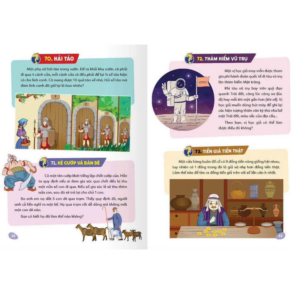 Sách - Khám phá tiềm năng con trẻ - Combo sách CÂU ĐỐ & TRÒ CHƠI HACK NÃO