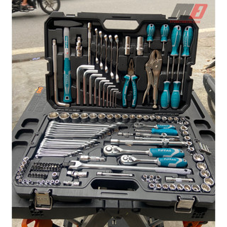 THKTHP21426  Bộ Đồ Nghề Cầm Tay 142 Chi Tiết TOTAL