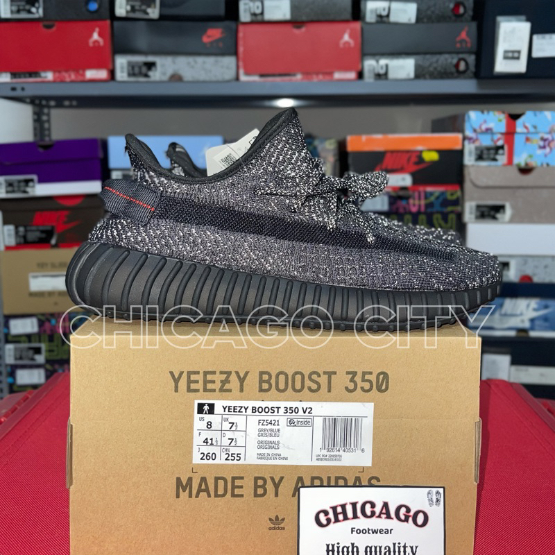 Giày Yeezy boost 350 v2 Black Static [ Best quality ]