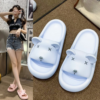 Dép lê nữ gấu chất cao su non siêu nhẹ siêu bền hàng hot trend 2023- lỗ thoáng