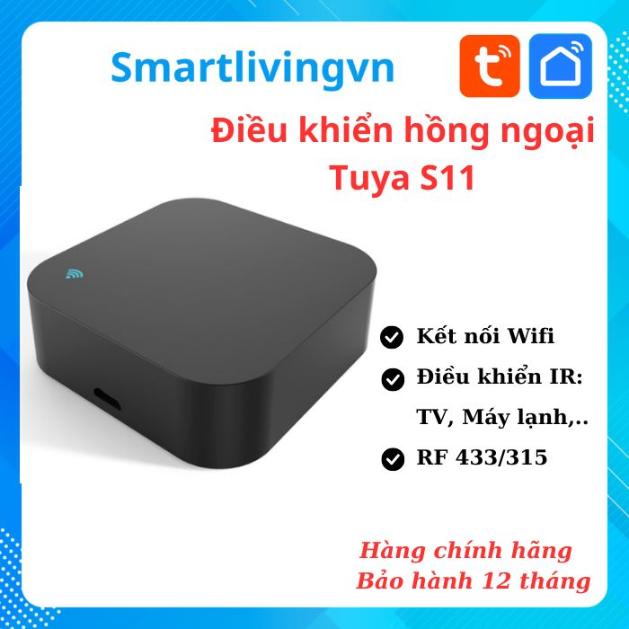 Bộ Điều Khiển S11 IR+RF 433/315 Tuya Wifi
