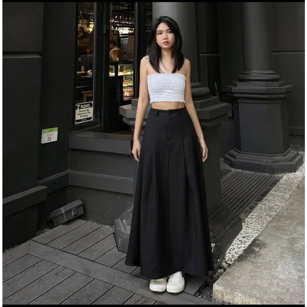 Chân váy xếp li dáng dài phong cách hàn quốc | BigBuy360 - bigbuy360.vn