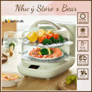 Nồi Hấp Điện 2 Tầng Mini Đa Năng BEAR DZG-C60N2 Dung Tích 6L- Bảo Hành 12 Tháng