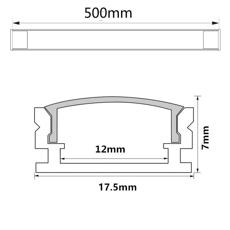 THANH NHÔM 1.2M LED ĐỊNH HÌNH,MÁNG NHÔM ĐỊNH HÌNH LED DÁN,MÁNG NHÔM