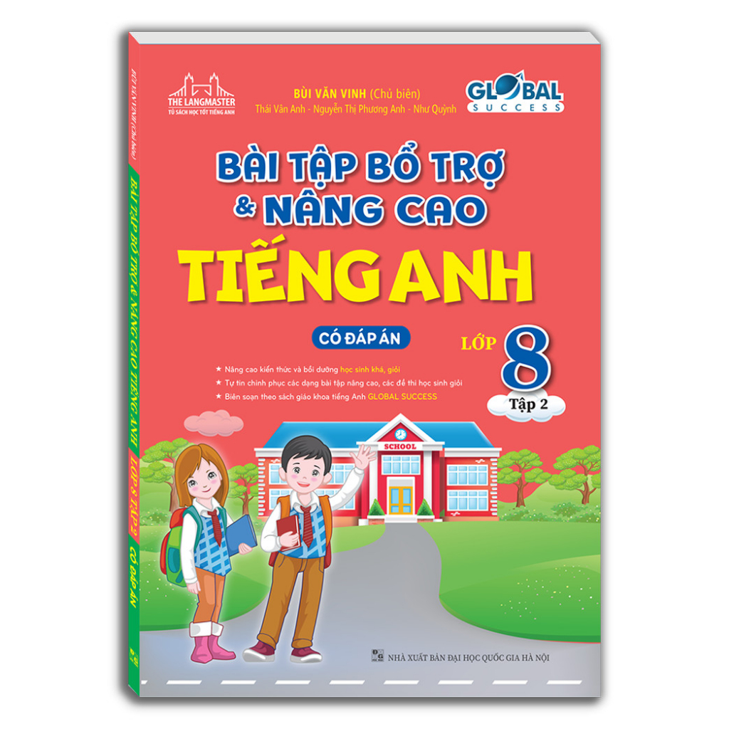 Sách - GLOBAL SUCCESS - Bài tập bổ trợ và nâng cao tiếng anh lớp 8 tập 2 (có đáp án)