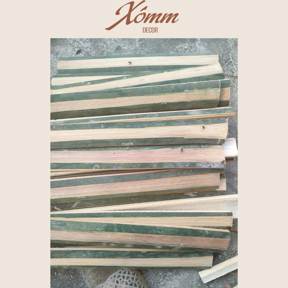 Thanh tre già làm lồng chim, khuyên chim, nan tre, đồ thủ công mỹ nghệ