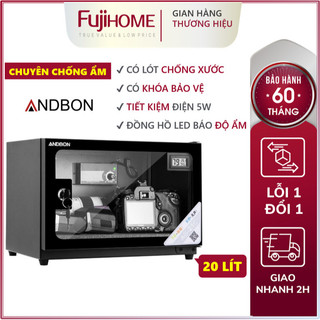Tủ chống ẩm máy ảnh 20 lít nikatei nc-20c, tủ hút ẩm 20l