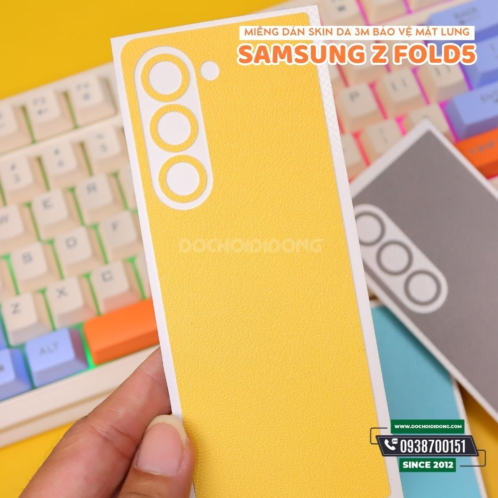 Miếng dán PPF Skin Da 3M đổi màu bảo vệ mặt lưng Samsung Z Fold5