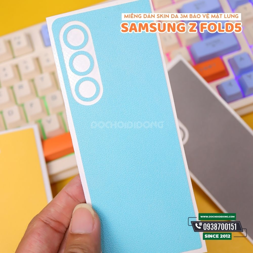 Miếng dán PPF Skin Da 3M đổi màu bảo vệ mặt lưng Samsung Z Fold5