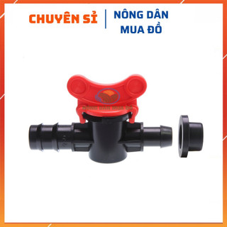 10 Van khóa khởi thủy LDPE 20 kèm gioăng cao su - Van khóa 1 đầu khởi thủy 20mm, 1 đầu ra ống LDPE 20mm