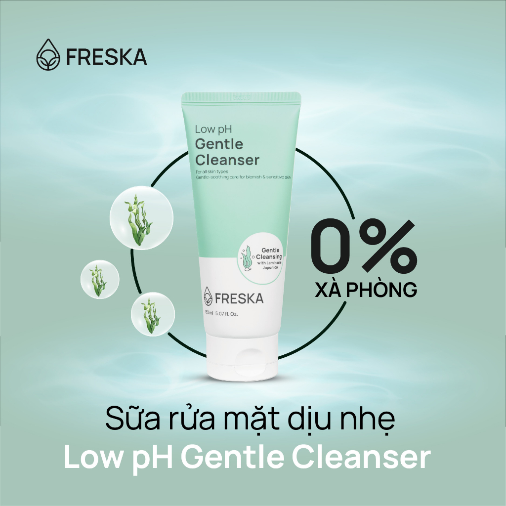 Sữa rửa mặt Freska Low pH Gentle Cleanser 150ml