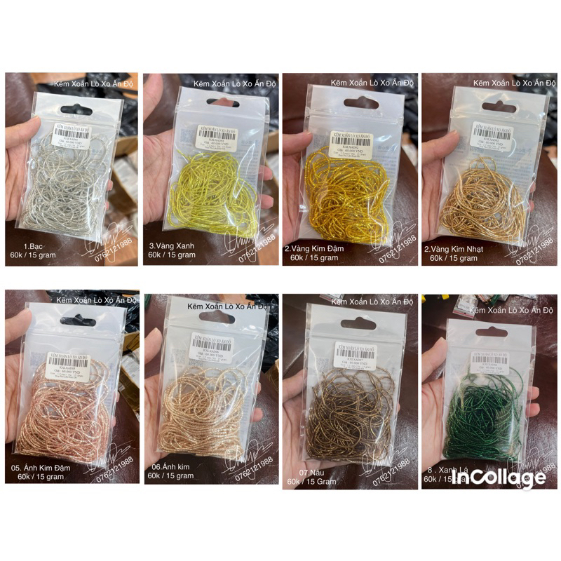 Kẽm Xoắn Lò Xo Ấn Độ