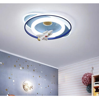 Đèn ốp trần Vũ trụ bao la trang trí phòng cho bé - Đèn LED trần phòng ngủ