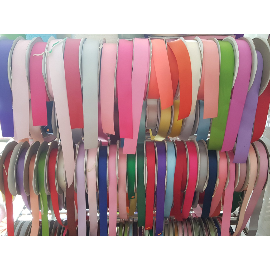 COMBO RUY BĂNG 2 MẶT - 15 màu mỗi màu 5m