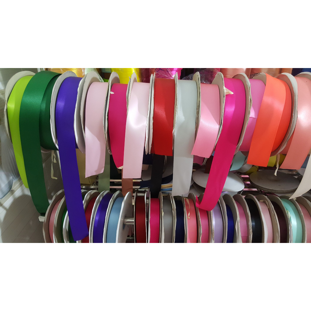 COMBO RUY BĂNG 2 MẶT - 15 màu mỗi màu 5m