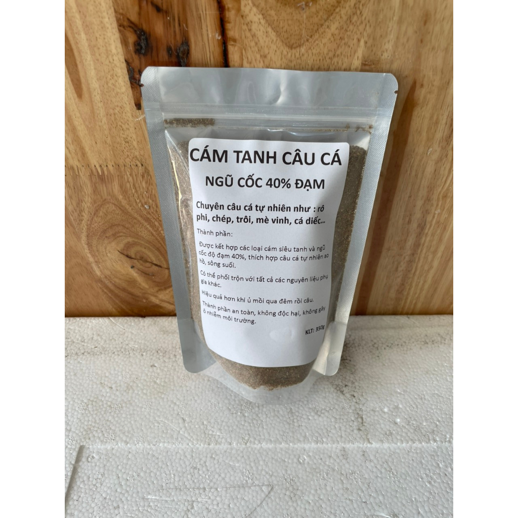 Cám tanh câu cá tự nhiên như rô phi, chép, mè vinh... cám ngũ cốc 40% đạm, cám ngũ cốc siêu tanh siêu đạm