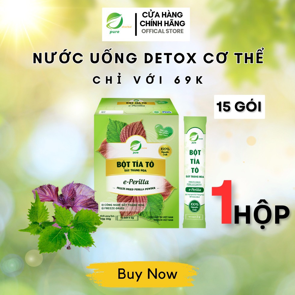 Bột Tía Tô Sấy Thăng Hoa E-Perilla Eherbal
