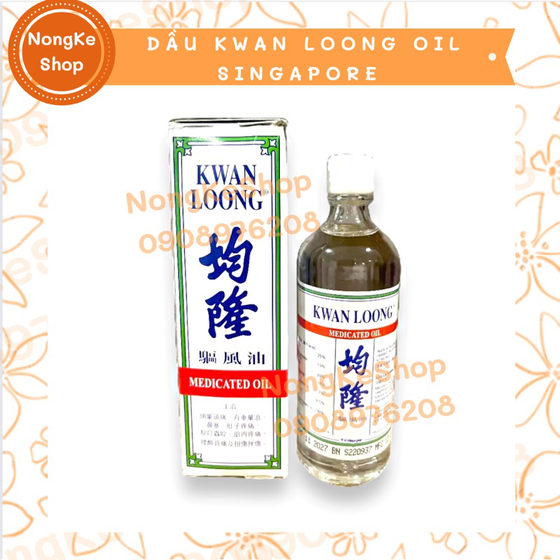 DẦU NÓNG KWAN LOONG OIL SINGAPORE 57ML