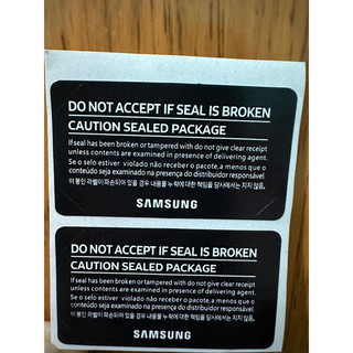 seal hộp samsung S, Note, Fold, Flip, A series chuẩn 100%, (tem niêm phong)