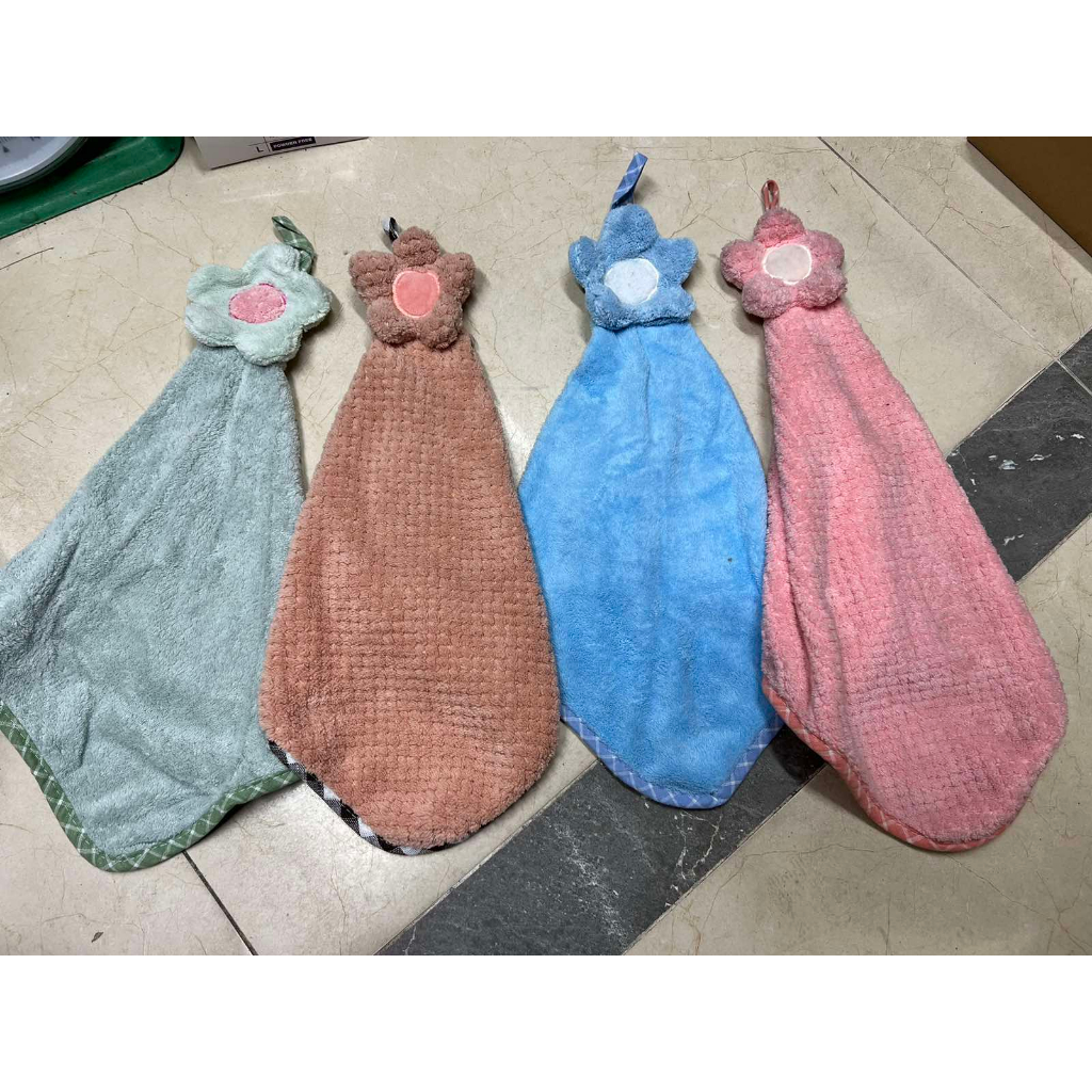 Khăn lau tay siêu thấm hình thú nhiều màu 28cmx28cm