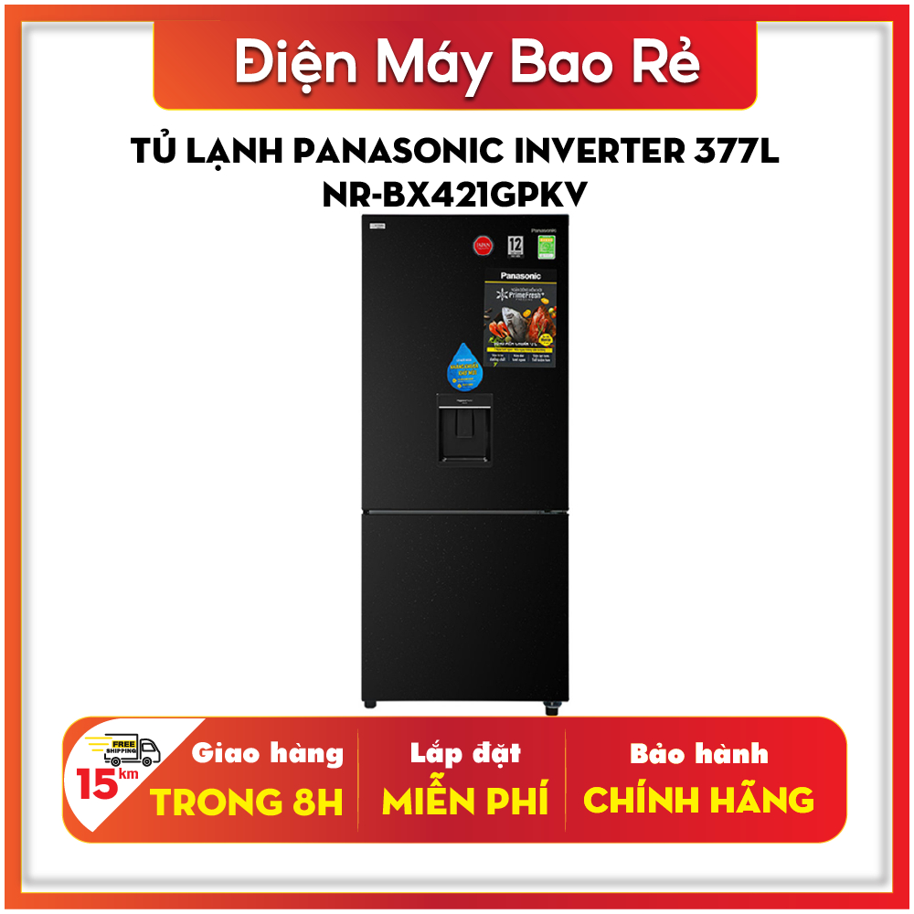 Tủ lạnh Panasonic Inverter 377L - NR-BX421GPKV