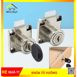 Khóa tủ vuông - ổ khóa tủ - ổ khóa ngăn kéo hộc bàn - ổ khóa giá rẻ