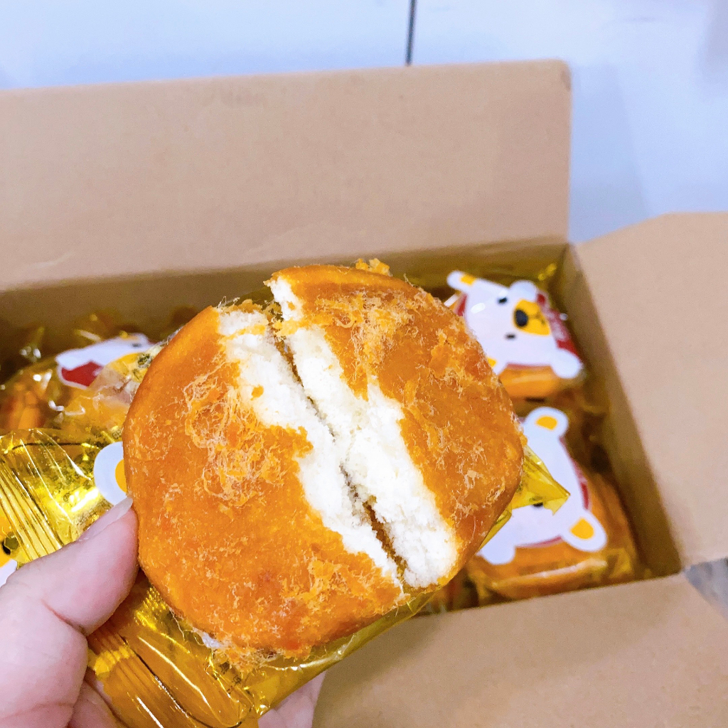 SẴN HCM - Bánh Bông Lan Gấu bánh mì ruốc gấu 40g