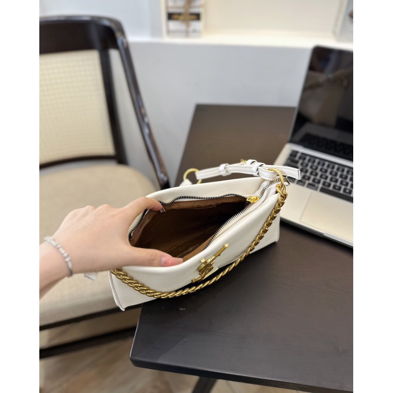 Túi Xách Nữ Đeo Chéo Có Quai Xách YS Ngang 3 Màu