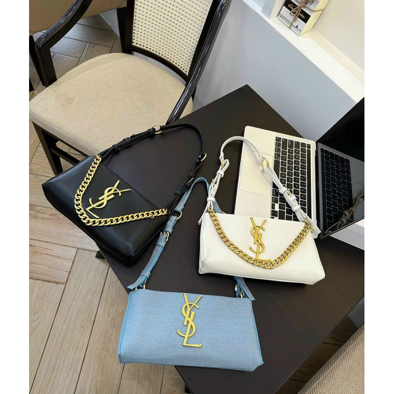 Túi Xách Nữ Đeo Chéo Có Quai Xách YS Ngang 3 Màu