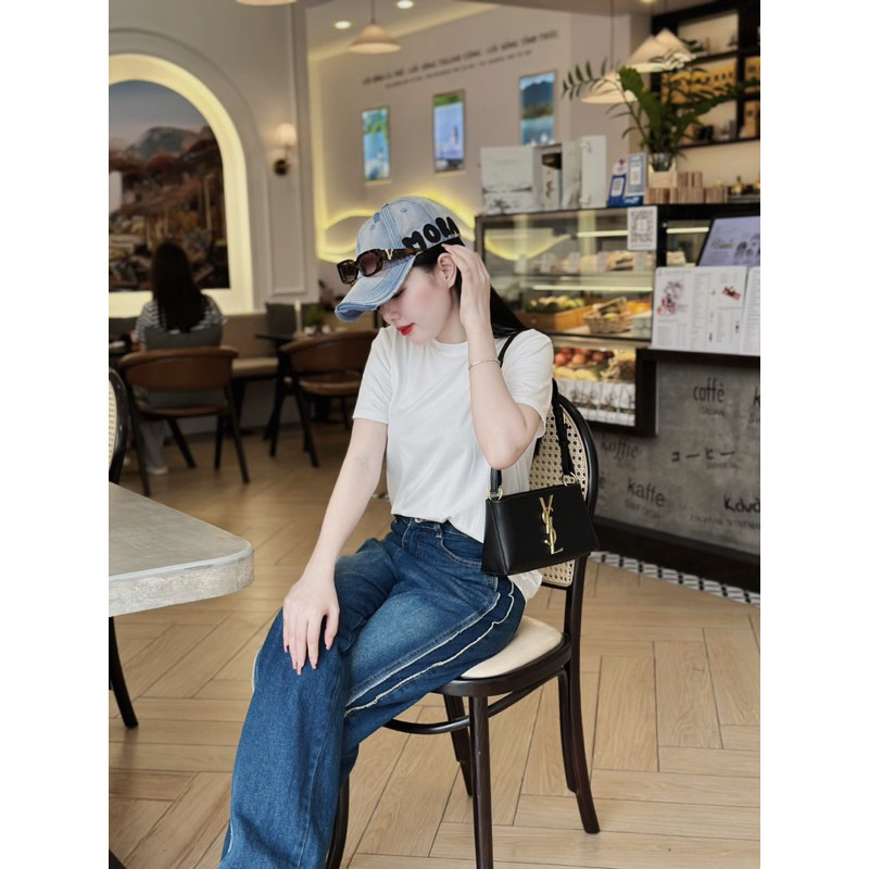 Túi Xách Nữ Đeo Chéo Có Quai Xách YS Ngang 3 Màu