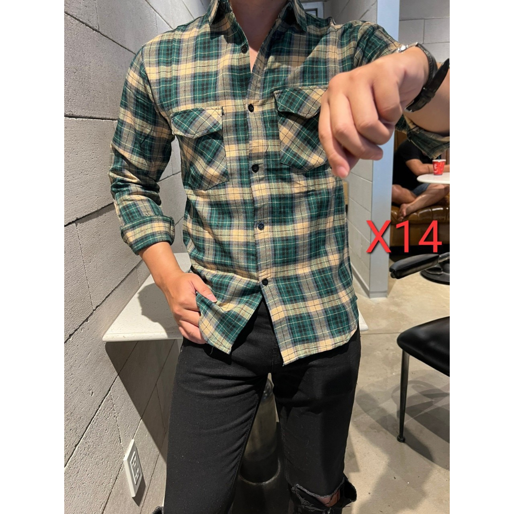 Áo Sơ Mi Nam Dài tay Kẻ Sọc Caro Phong Cách Unisex Sơ Mi Thời Trang BN FASHION Kiểu Dáng Hàn Quốc Thấm Hút Mồ Hôi.