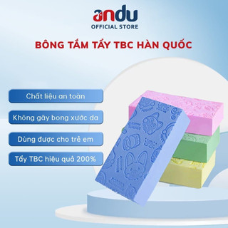Bông tắm Kì Ghét Siêu Sạch, Bọt Biển Tắm Tẩy Tế Bào Chất Hàn Quốc Họa Tiết Siêu Xinh