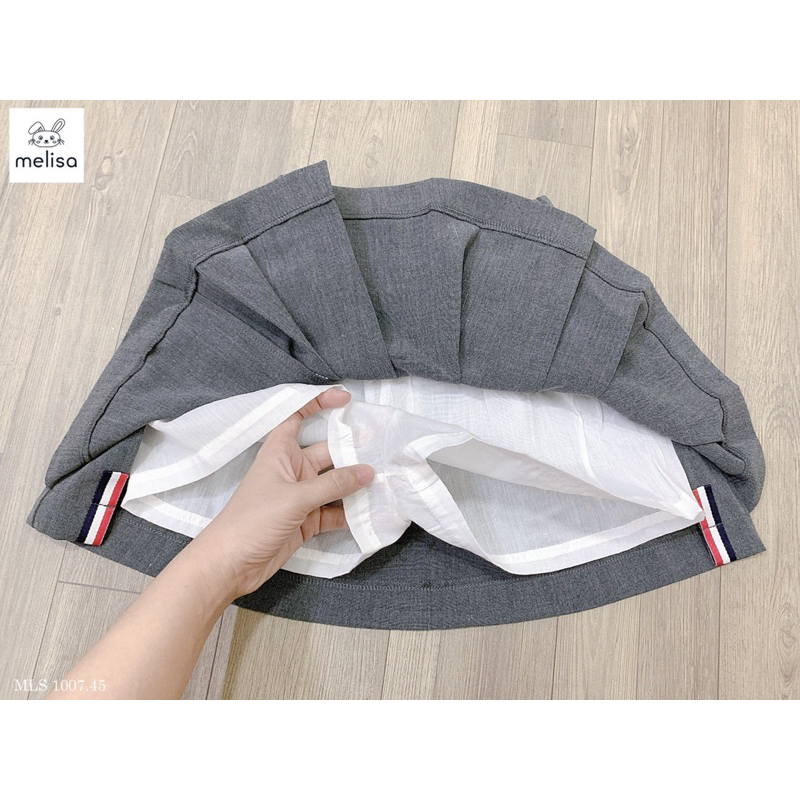 Set Bé Gái Áo Sơ Mi Kèm Chân Váy MLS