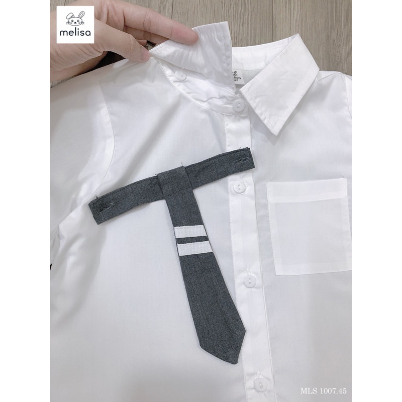 Set Bé Gái Áo Sơ Mi Kèm Chân Váy MLS