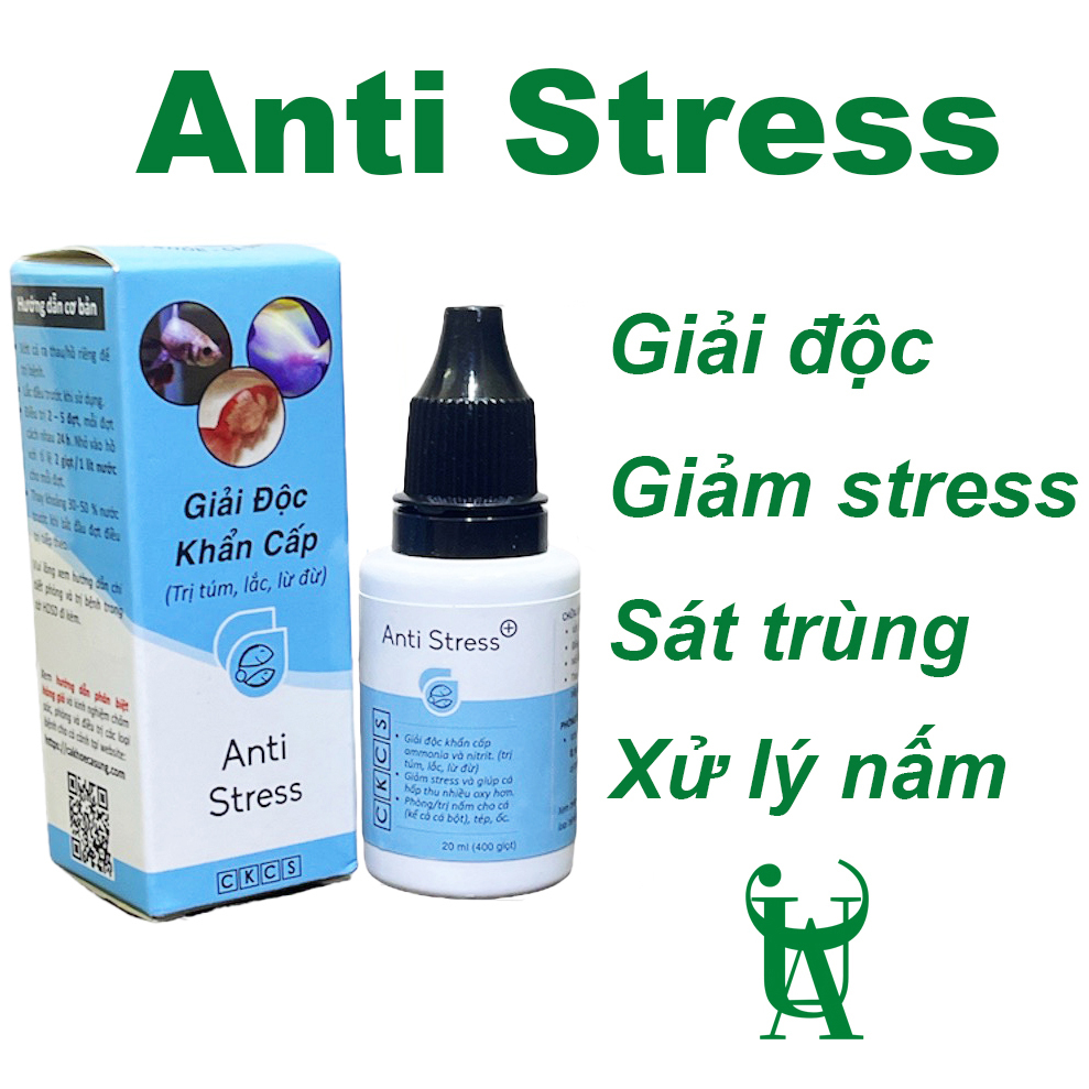 Anti Stress - ParaKill - TopTop | Giải độc khẩn cấp, túm lắc và phòng cho cá cảnh