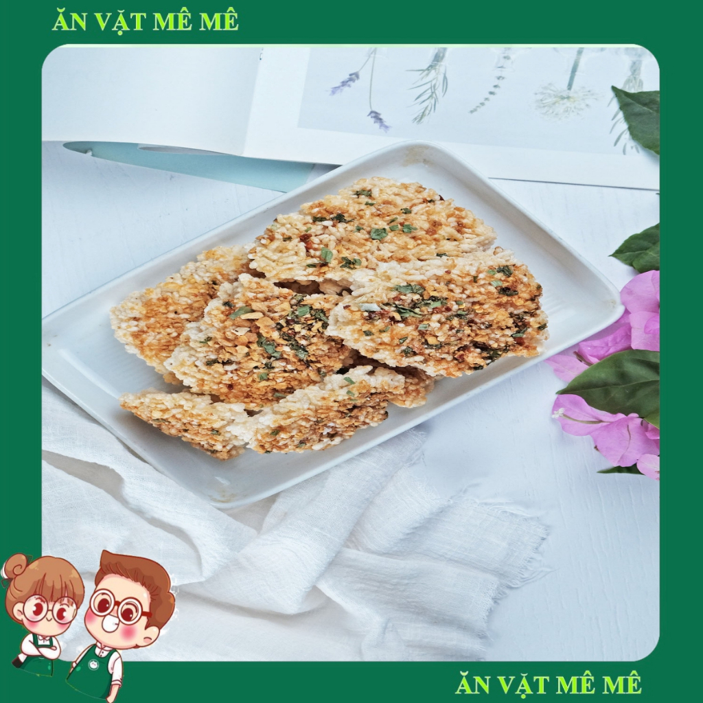 Cơm cháy mắm Tỏi | Cơm cháy túi zip 200g