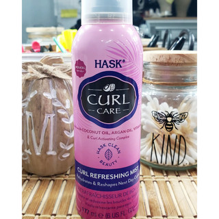Xịt giữ nếp tóc dành cho tóc xoăn hask curl care curl refreshing mist 177ml - an toàn cho tóc nhuộm - 16306shopkim