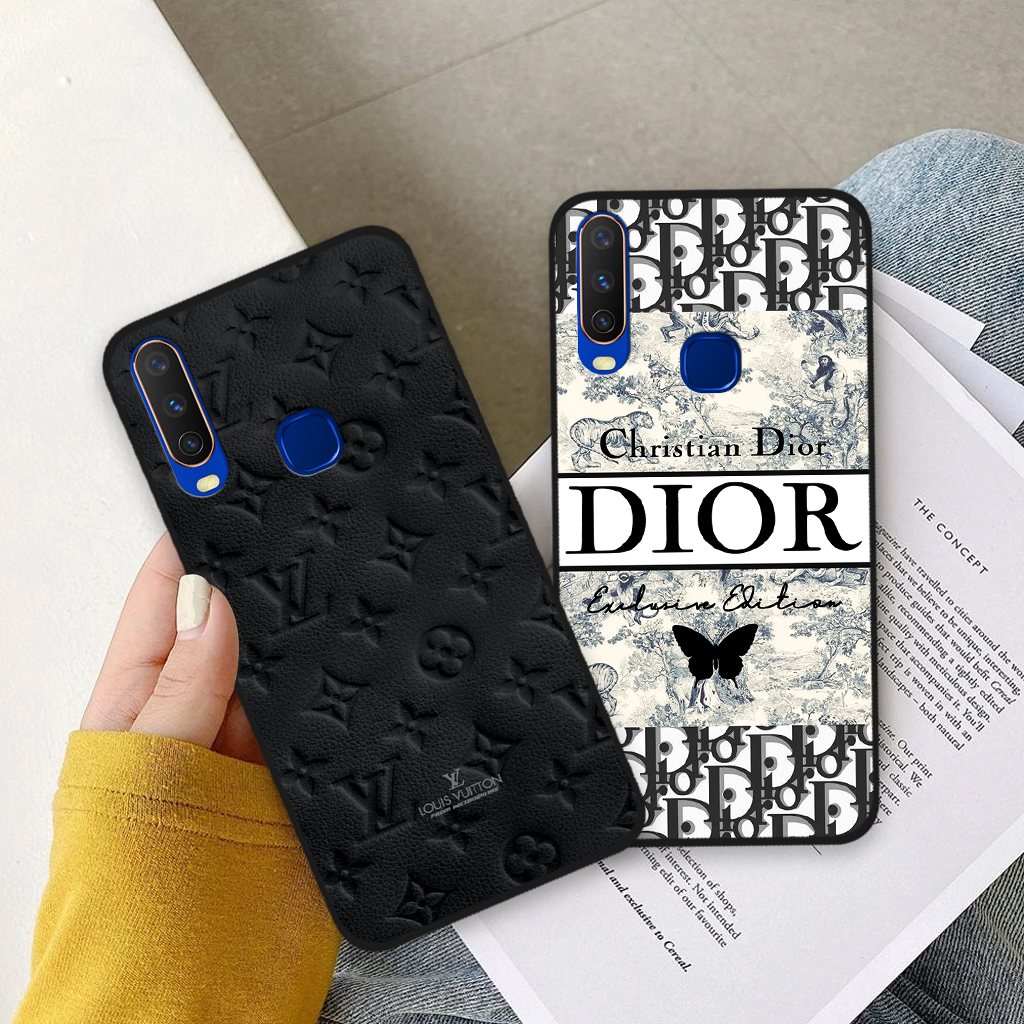 Ốp lưng Vivo U10  / Y15  / Y12  / Y17  in hình họa tiết thương hiệu thời trang